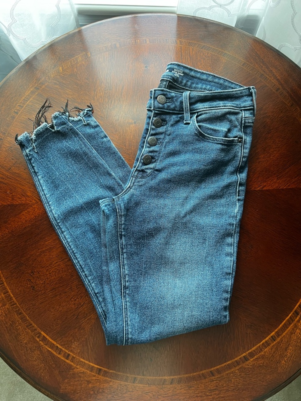 Old Navy Rockstar Super Skinny High-Rise Button-Fly Jeans, size 4